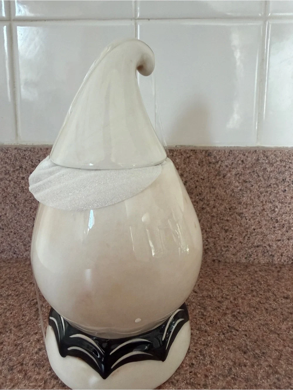 New Johanna Parker Retro Halloween Ceramic Gus Ghost Cookie Jar Canister 7